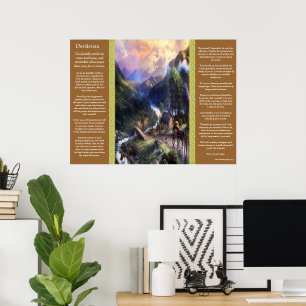 Desiderata Mountain View Posters
