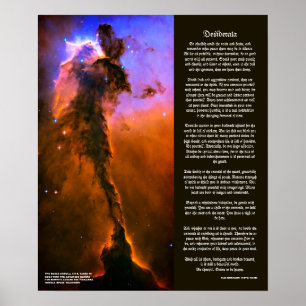 Desiderata - Pillars of Creation in Eagle Nebula Poster