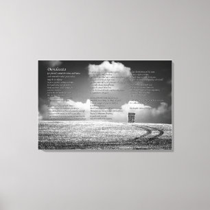 Desiderata Poem, Fine Art English Harvest Canvas Print