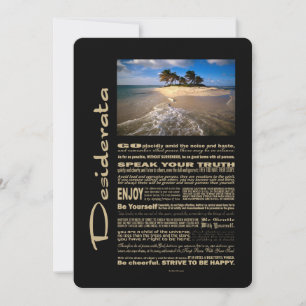 Desiderata Poem Small Solitary Island