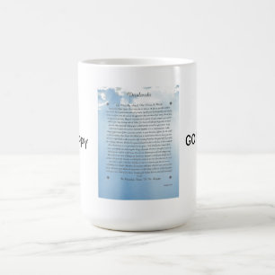 DESIDERATA Poem & Text Coffee Mug