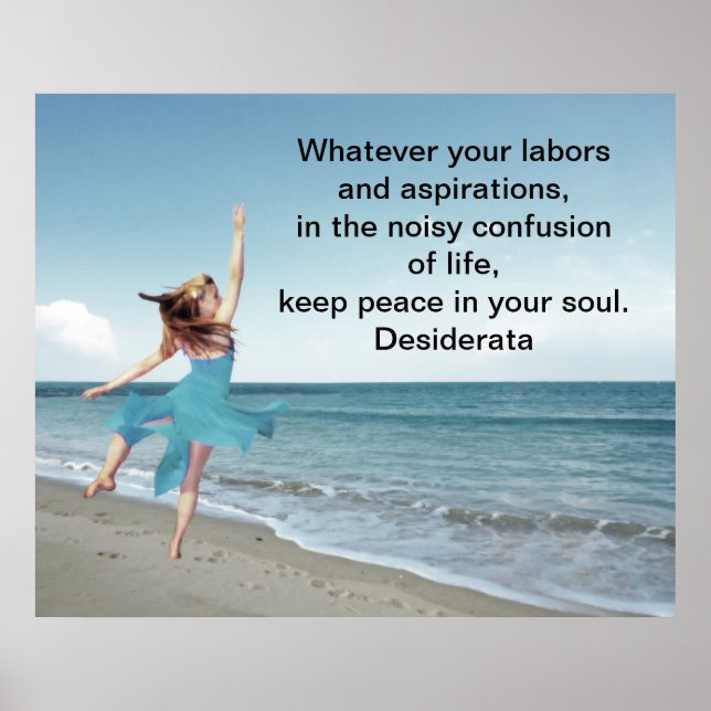 Desiderata Poster (Front)