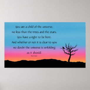 Desiderata Selection Poster