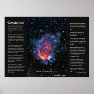 Desiderata - Stellar Nurseries RCW120 Poster