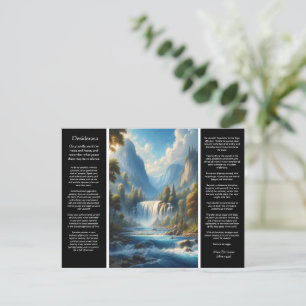 Desiderata Stillness in the Stream Postcard