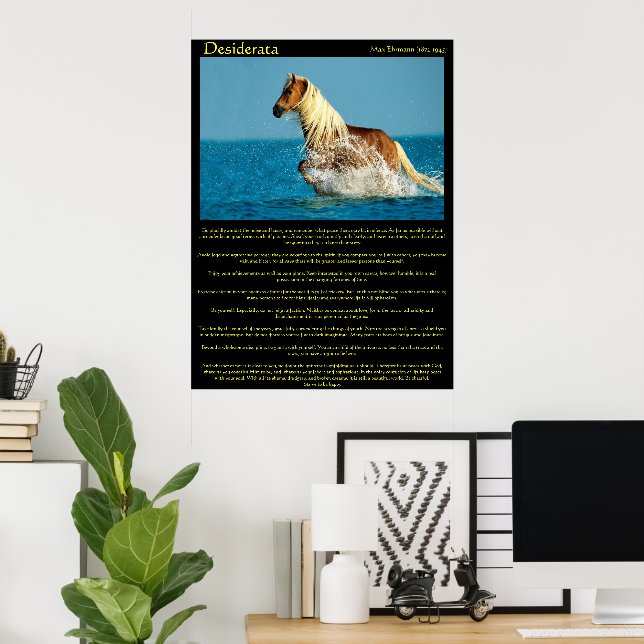 Desiderata Water Horse Posters (Home Office)