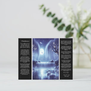 Desiderata Waterfall: Golden Heart Haven Postcard