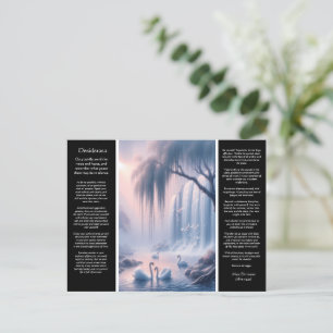 Desiderata Waterfall: Pastel Light Peace Postcard