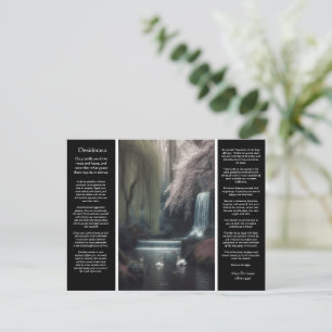 Desiderata Waterfall: Petals, Pools, and Peaceful Postcard