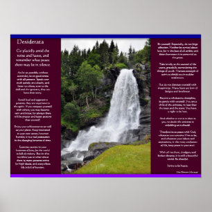 DESIDERATA Waterfalls Posters 13