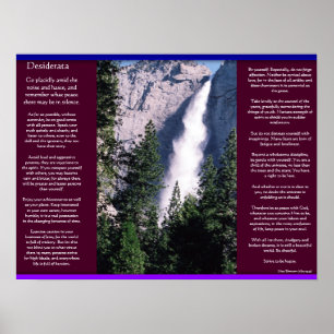 DESIDERATA Waterfalls Posters 2