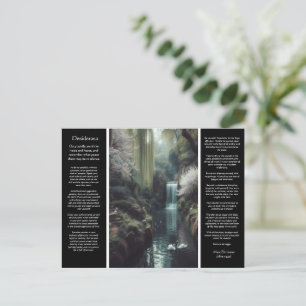 Desiderata Woodland Whispers Cherry Blossoms, Calm Postcard