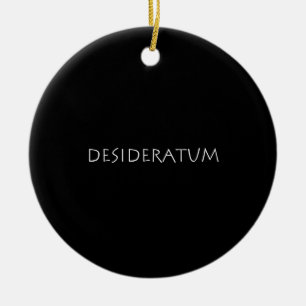 Desideratum Ceramic Tree Decoration