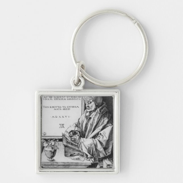 Desiderius Erasmus  of Rotterdam, 1526 Key Ring (Front)