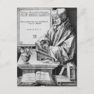 Desiderius Erasmus of Rotterdam, 1526 Postcard