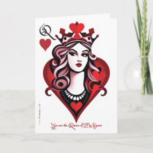 Design 03 Queen of My Heart Valentine Card