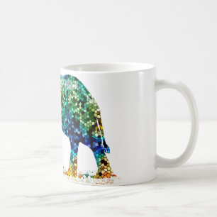 Design 36 Mosaic Elephant Coffee Mug
