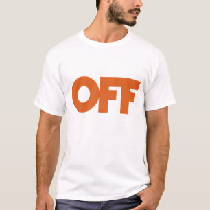 Design A off text Design men's T-Shirt