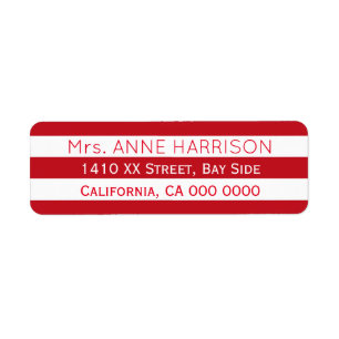 design a red & white striped