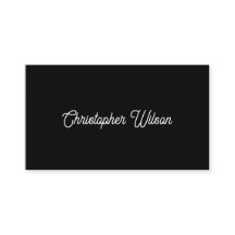 Design An Elegant Minimal Solid Black