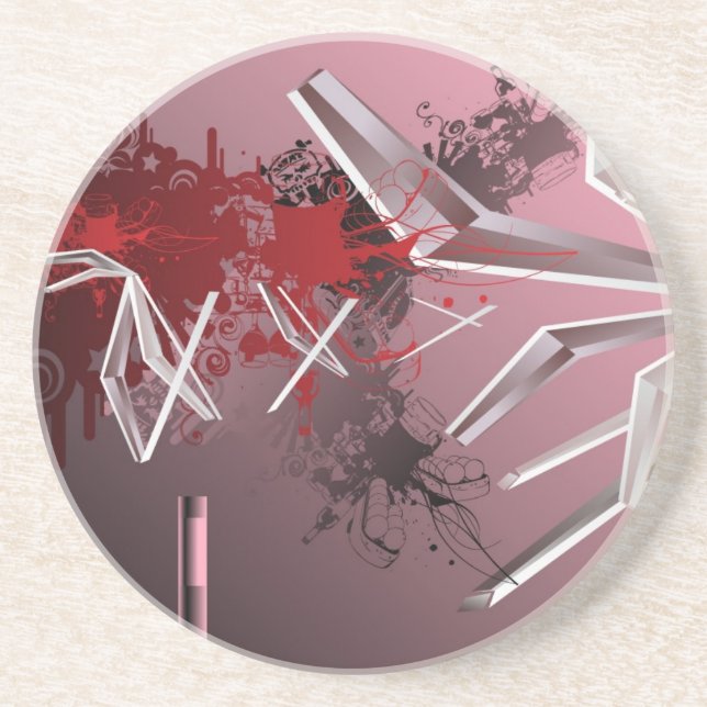 Design Backgrounds Coaster (Front)