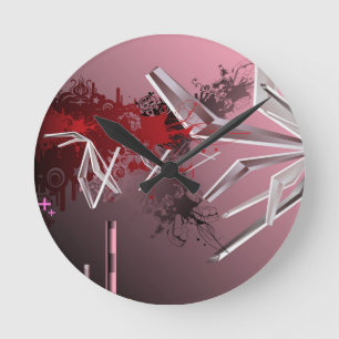 Design Backgrounds Round Clock