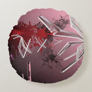 Design Backgrounds Round Cushion