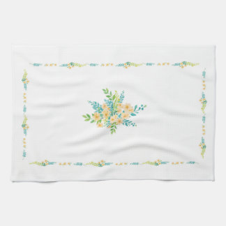 Design bathroom "Flowers of the Field" Tea Towel