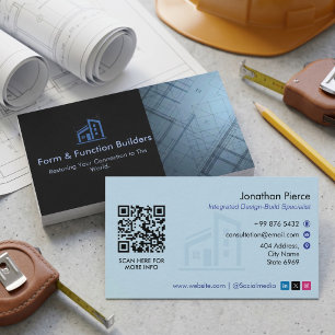 Design-Build Firms Business Sealight Minimalist Card