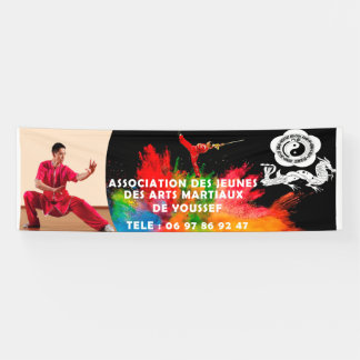 Design by exquisite martial arts artist banner