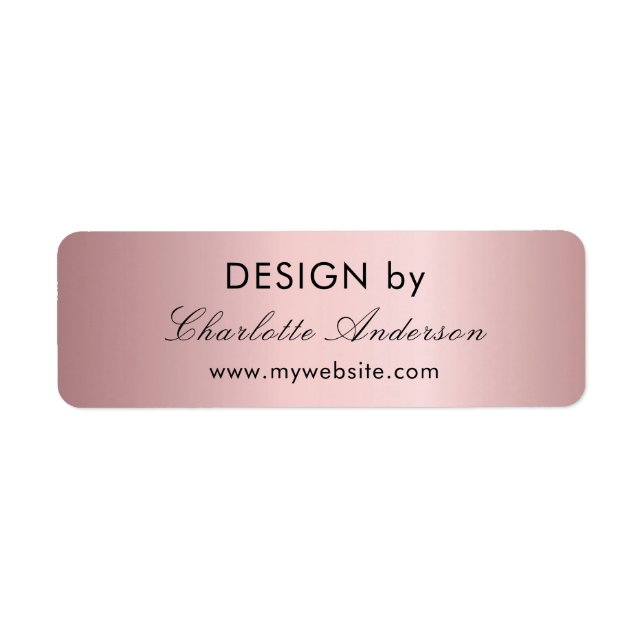 Design by name business entrepreneur blush pink (Front)