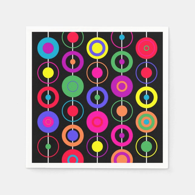 Design circles napkin (Front)