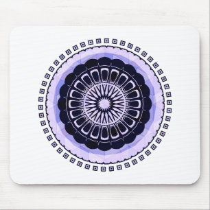 design circular pattern mandala mouse mat