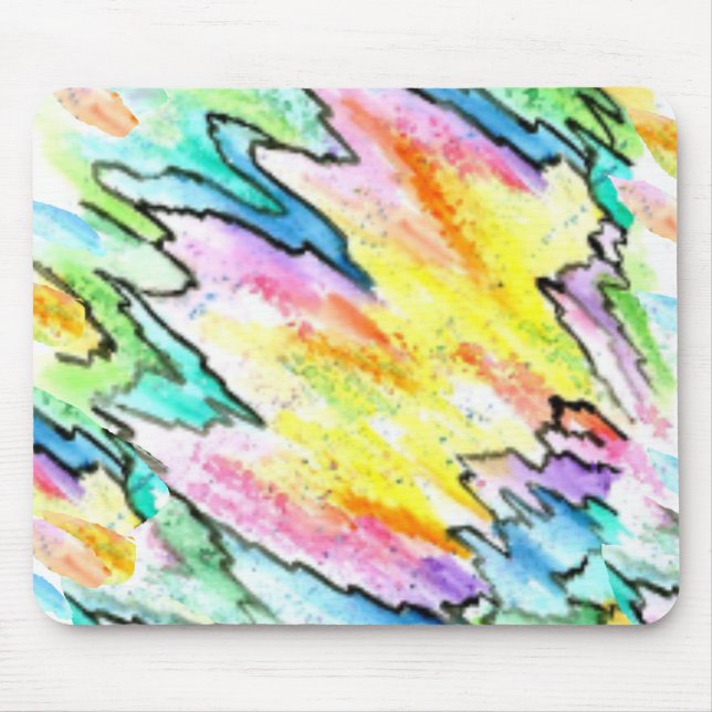 Design Colour Waves JL Biel Mouse Mat (Front)