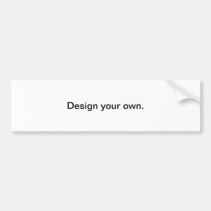 Design Create Your Own Bumper Stickers