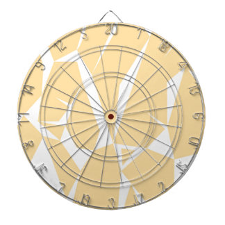 Design elements gold white dartboard