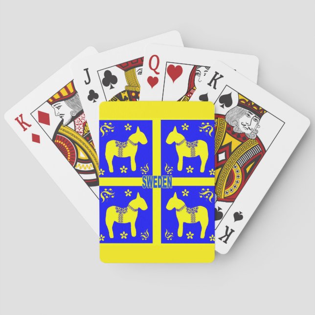 design elements of symsweden playing cards (Back)