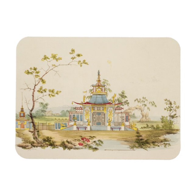 Design for a Chinese Temple, c.1810 (pen & ink and Magnet (Horizontal)
