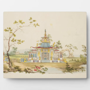Design for a Chinese Temple, c.1810 (pen & ink and Plaque