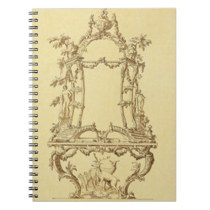Design for a Console Table (pen & ink wash) Notebook