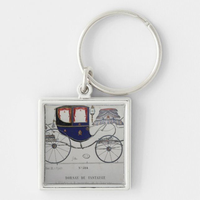 Design for a 'Coupe Dorsay de Fantaisie' Key Ring (Front)