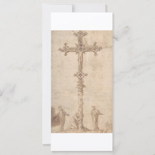 Design for a Crucifix with the Virgin Mary