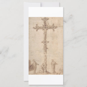 Design for a Crucifix with the Virgin Mary