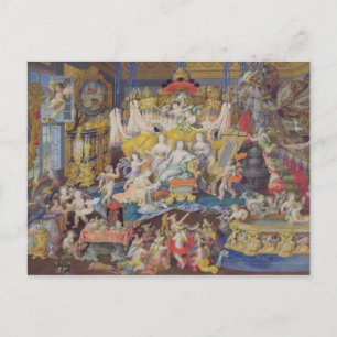 Design for a Fan, possibly for Madame de Montespan Postcard