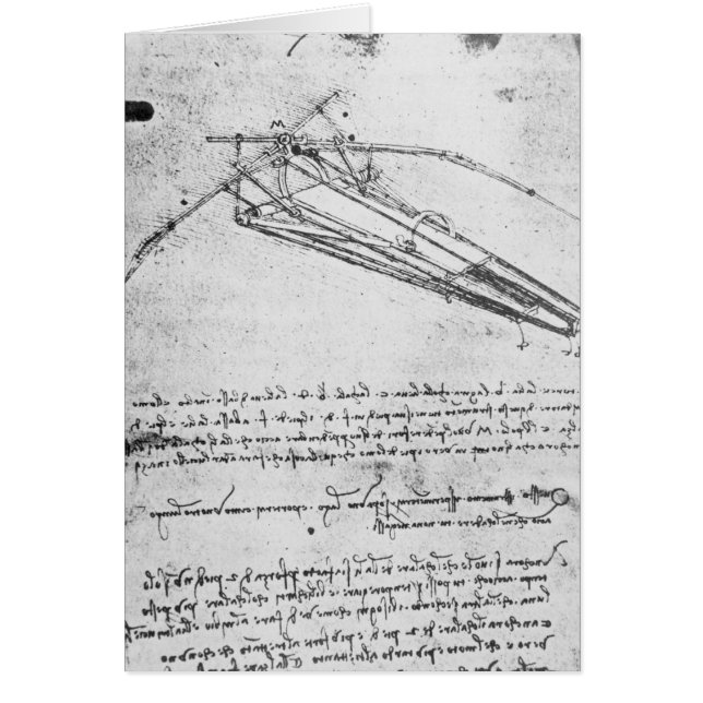 Design for a flying machine (Front)