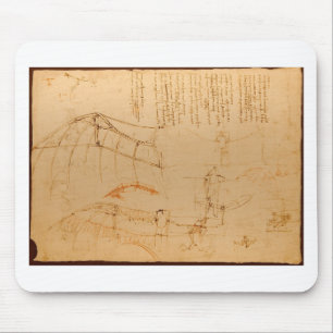 Design for a flying machine mouse mat