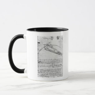 Design for a flying machine mug