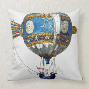 Design for a hot-air balloon with a diameter of 12 cushion