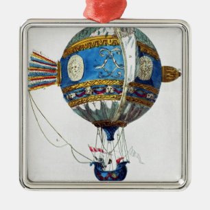 Design for a hot-air balloon with a diameter of 12 metal tree decoration