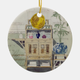 Design for a Sideboard, c.1860s-70s (w/c & pencil Ceramic Tree Decoration
